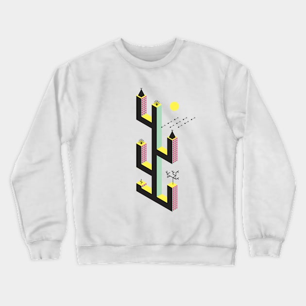 Native Monument Crewneck Sweatshirt by cndnscn